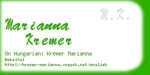 marianna kremer business card